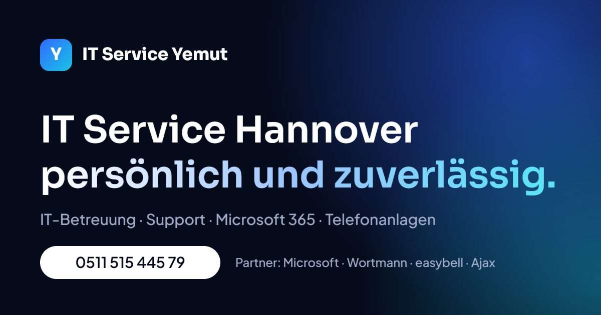 IT Service Yemut – IT Service Hannover, persönlich und zuverlässig